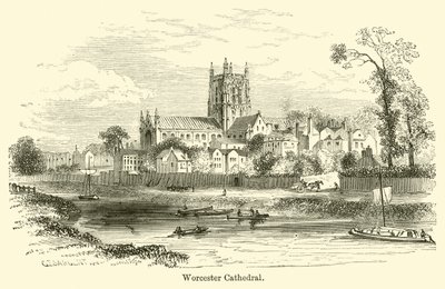 Cattedrale di Worcester da G. F. Sargent